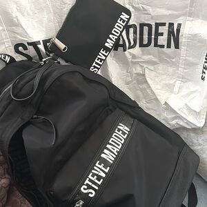 Steve Madden 3 piece book bag 🖤